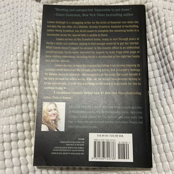 GUC- Verity by Colleen Hoover - Picture 2 of 2